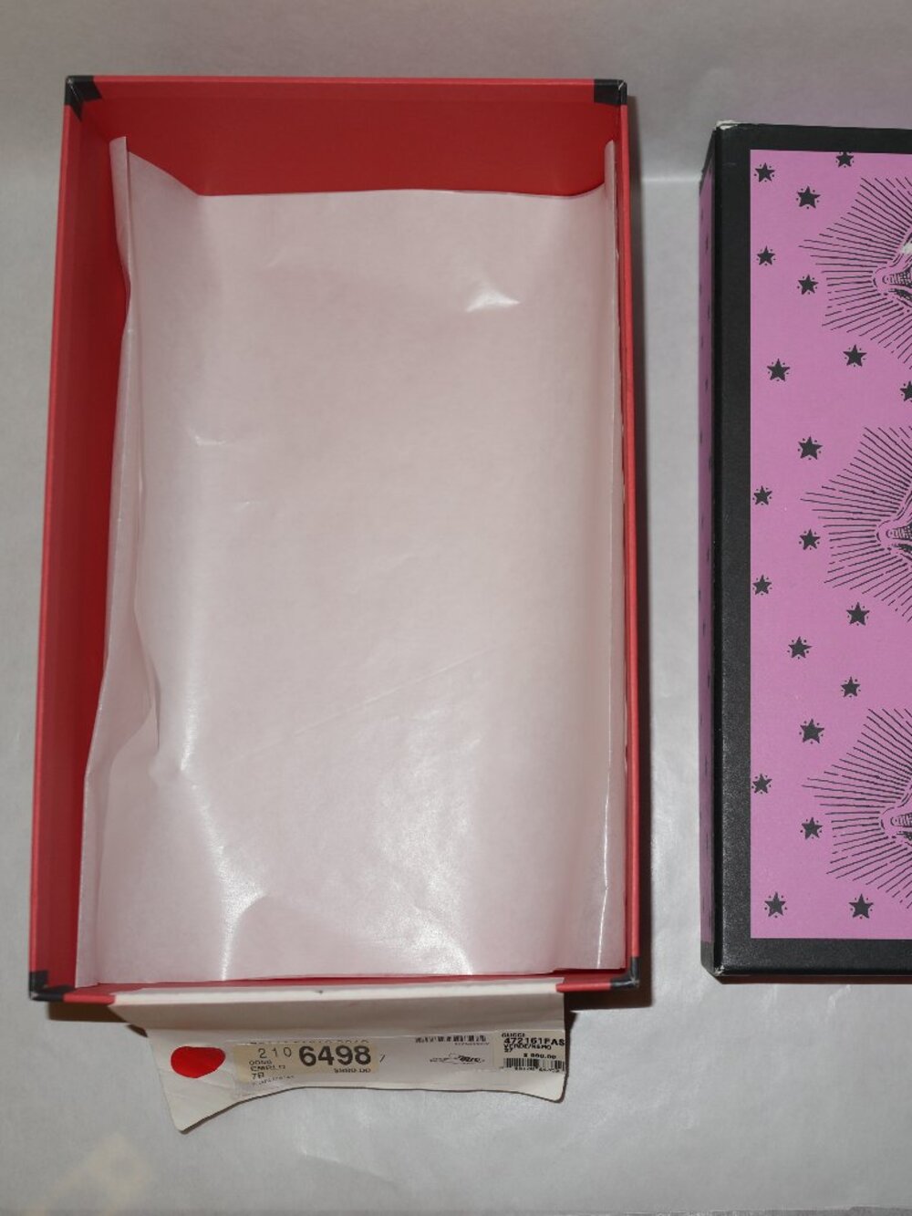 Gucci Empty Shoe Box Mystical Eye Star Design Original Packaging - Picture 3 of 7